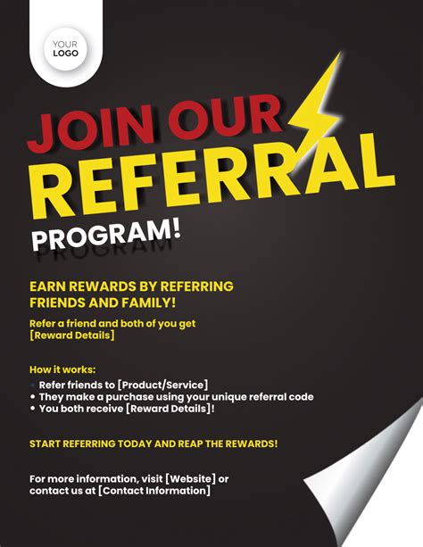 referral program flyer|How to Design Referral Program Flyers For Your .